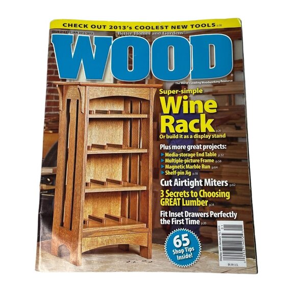 Wood Woodworking Magazine Vol 29 Issue 216 No 7 Dec Jan 2012 2013 u - Picture 1 of 8